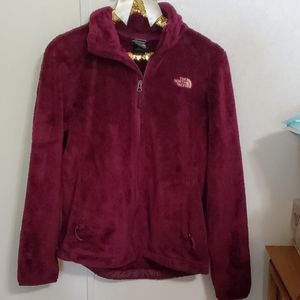 Purple The North Face Fleece Zip-Up